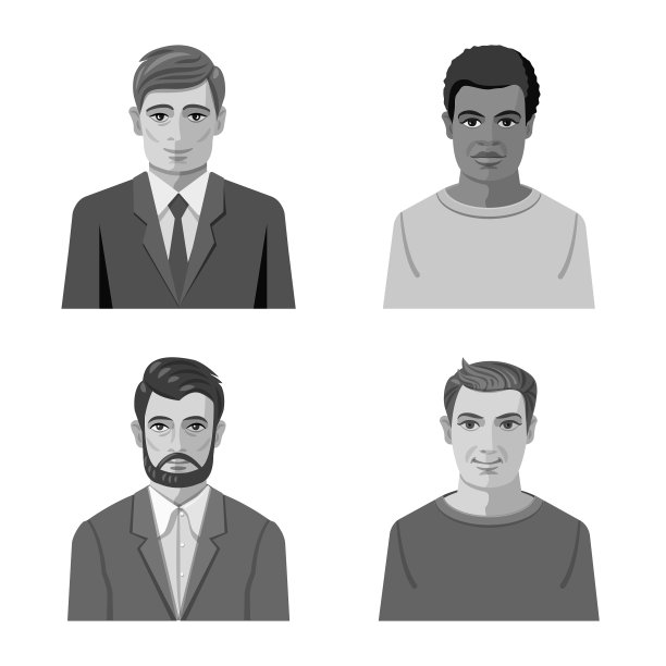 设计脸和人标志设置脸图片下载