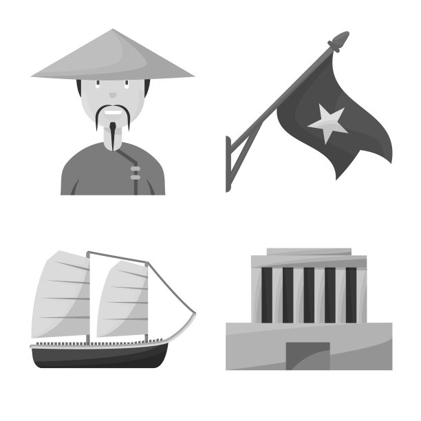 设计越南和传统符号图片下载