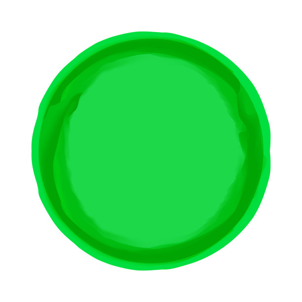 圈绿色与水彩纹理图片下载