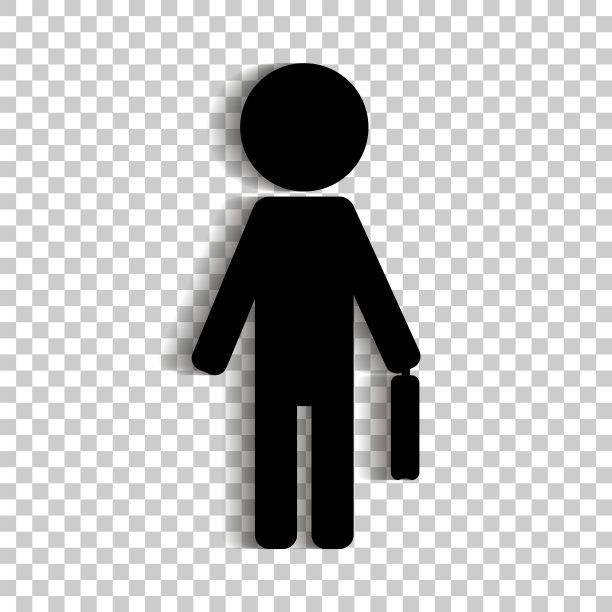 想象一个拿着包的商人或学生图片下载