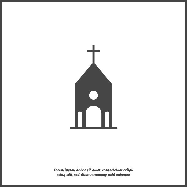 教堂建筑图标宗教教堂图标图片下载