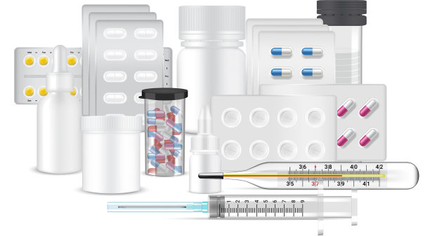 瓶子模拟医院的工具和现实图片下载