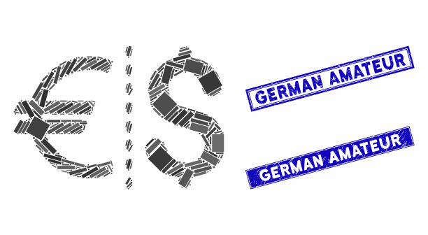 货币马赛克和危难矩形德国图片下载