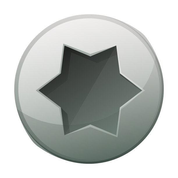 铆钉螺母图标卡通图标孤立图片下载