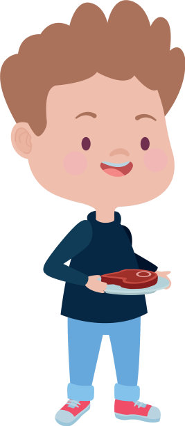 可爱的小男孩肉牛肉的性格图片下载