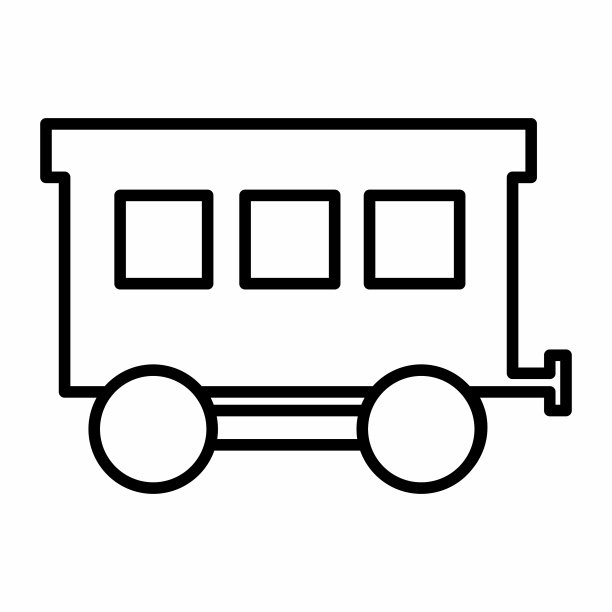 铁路车厢图标图片下载