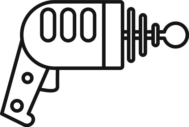 太空爆破器图标轮廓风格图片下载
