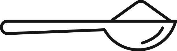 面粉勺图标轮廓风格图片下载