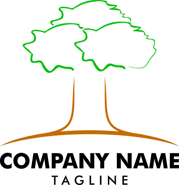 树标志模板图标图片下载