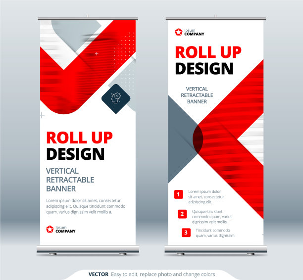 业务卷起来，横幅摊抽象卷起来图片下载