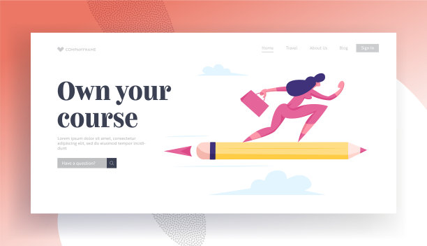 职业提升网站登陆页商业女性图片下载