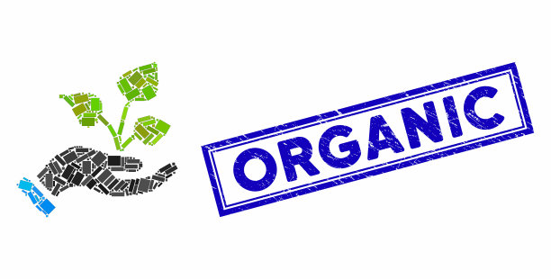 矩形拼贴农业工程手图片下载