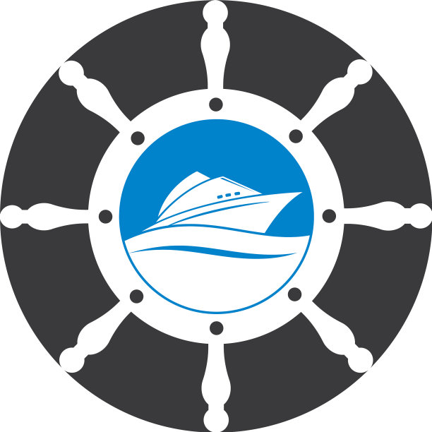 掌舵船标志图标航海航海图片下载