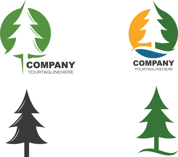 松树树设计图片下载