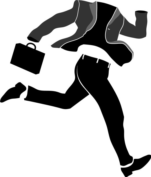 看不见的办公室工作服轮廓图片下载