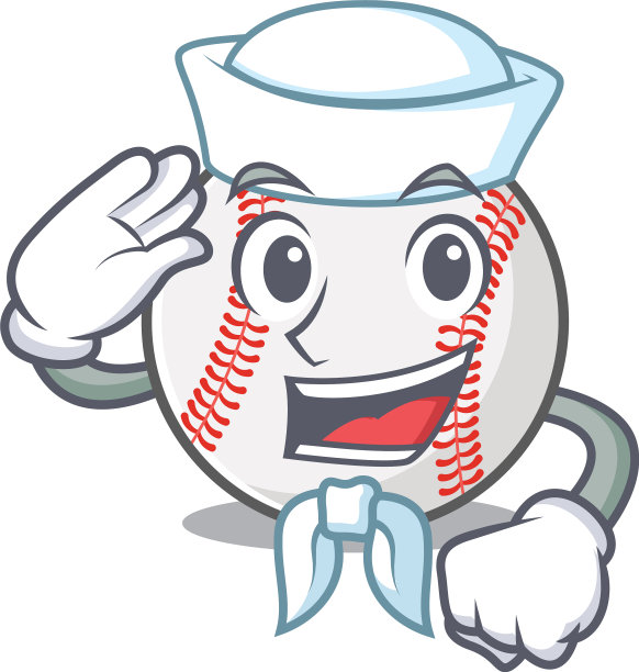 卡通棒球与人物水手图片下载