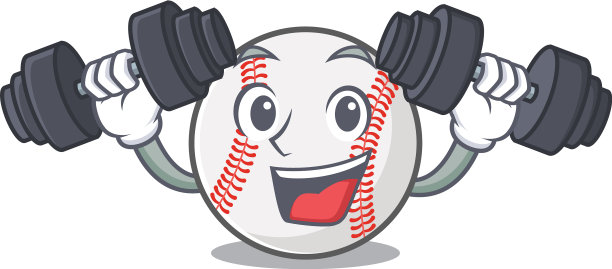 卡通棒球与在一个人物带来图片下载