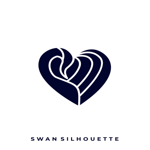 天鹅彩色设计模板图片下载