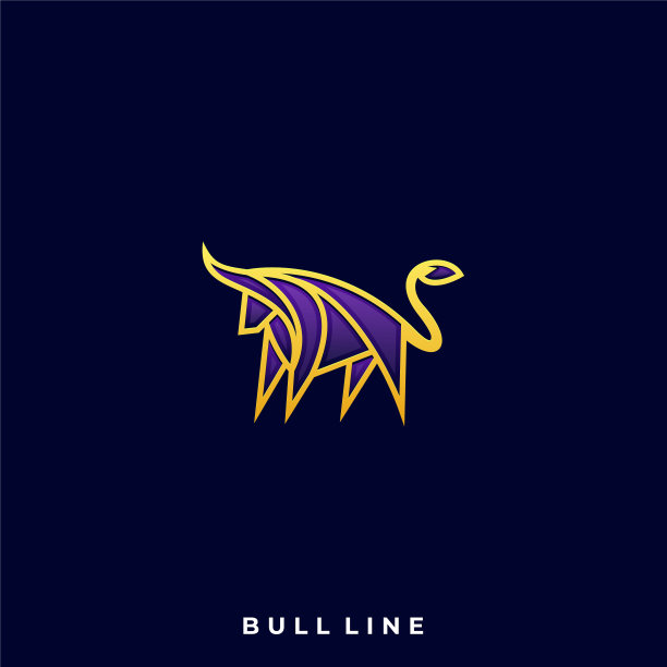 公牛豪华设计模板图片下载