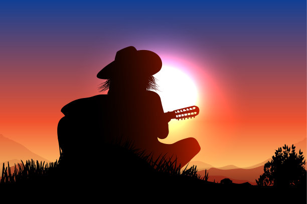 日落牛仔之歌图片下载