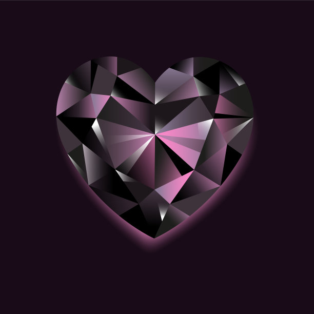 黑暗上的黑钻石图片下载