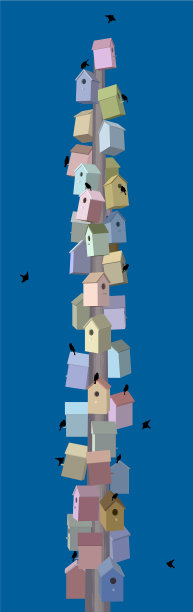 鸟的摩天大楼图片下载