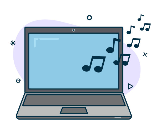 设置现代风格的笔记本图标图片下载