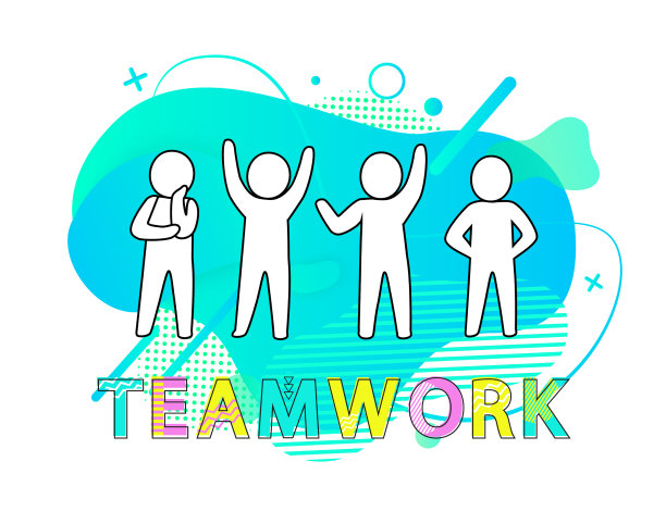 有团队精神的人和同事一起工作图片下载