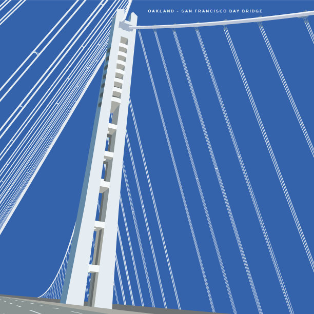 旧金山-奥克兰海湾大桥新塔图片下载