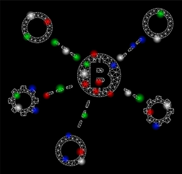 亮网骨架比特币网络节点图片下载