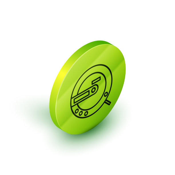 等距线音乐CD播放器图标隔离开图片下载