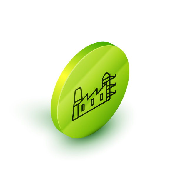 电厂、工厂等等距线图片下载