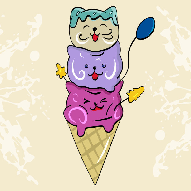 一份冰淇淋甜点图片下载