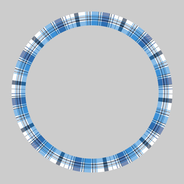 圆形框架复古图案设计模板图片下载