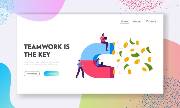 金钱吸引网站登陆页面图片下载