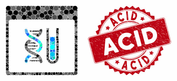 拼贴DNA分析日历页与垃圾图片下载