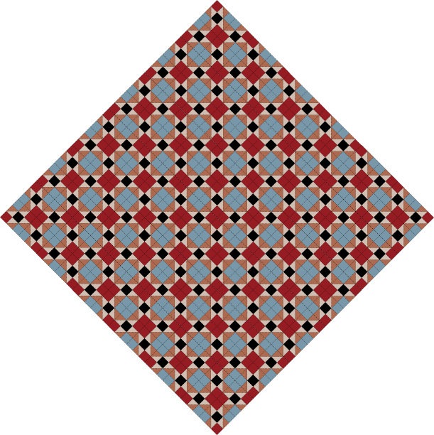 抽象彩色几何菱形马赛克图片下载