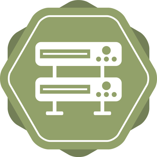 漂亮的服务器字形图标图片下载