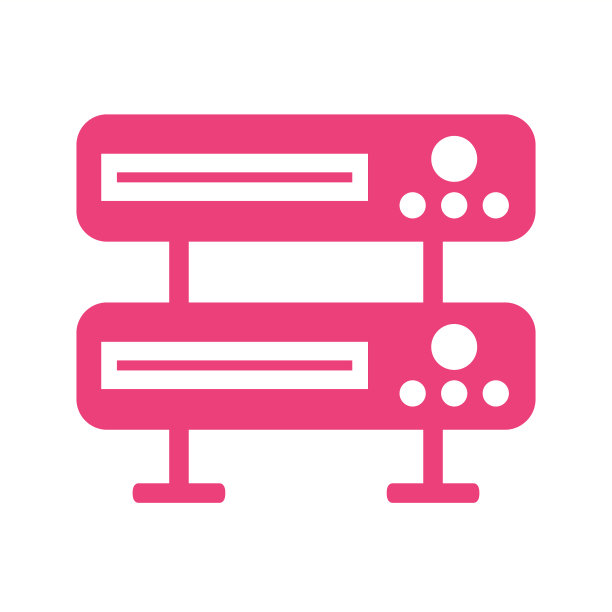 漂亮的服务器字形图标图片下载