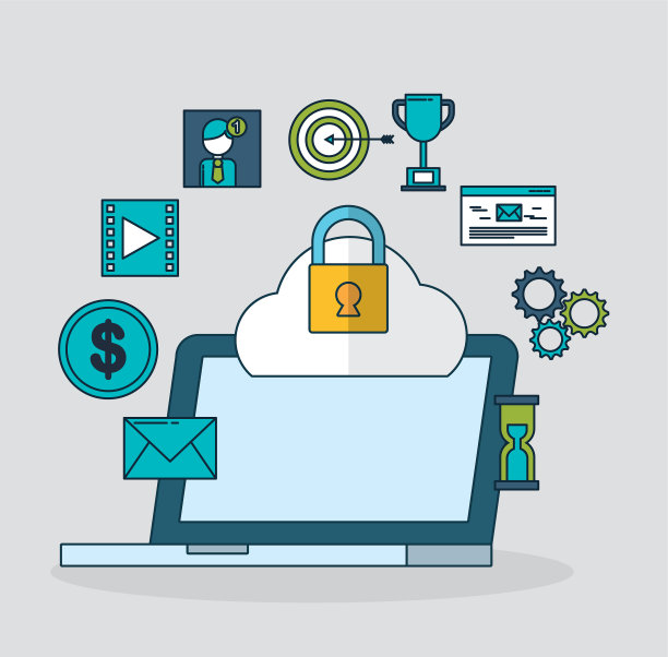 数字营销技术与笔记本电脑图片下载