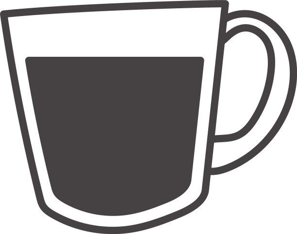 巧克力杯图标圣诞快乐图片下载