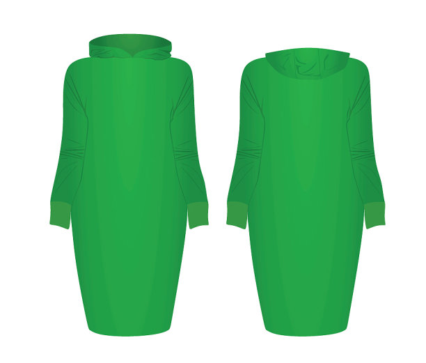 绿帽衫裙图片下载