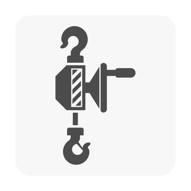 绞车图标黑图片下载