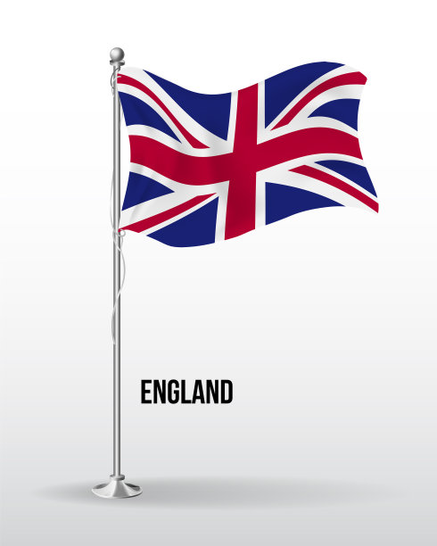 高细节英格兰旗图片下载