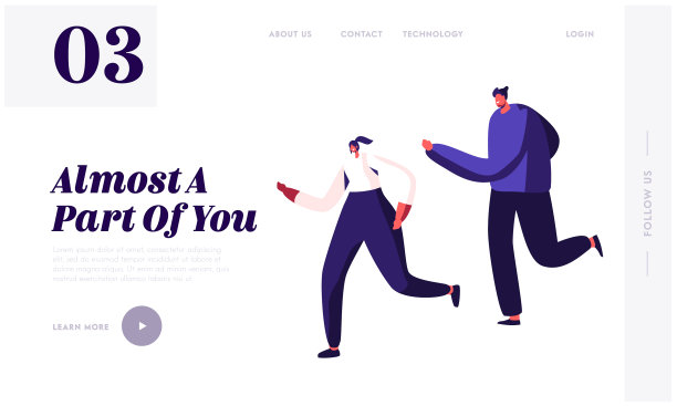 慢跑运动健康生活方式网站登陆图片下载