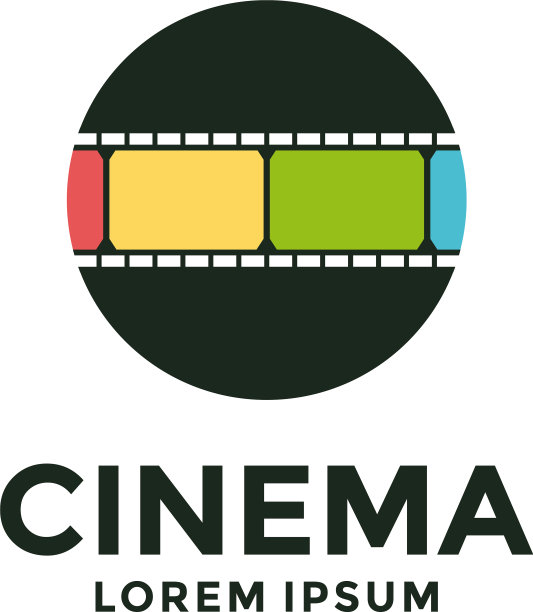 膜标志设计模板孤立图片下载