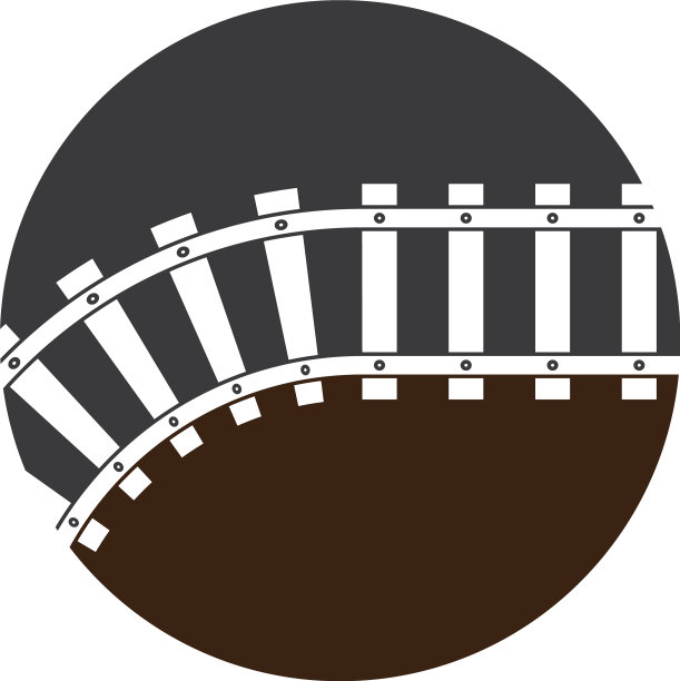 火车轨道图标设计模板图片下载