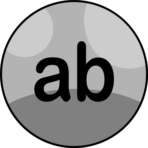 字母AB模板设计图片下载