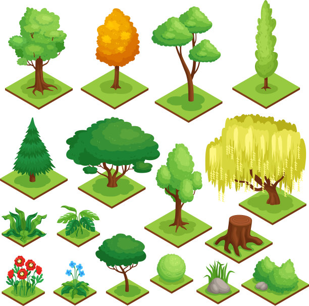 公园元素集图片下载