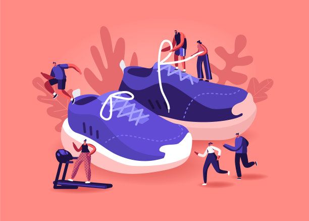 人们穿着运动鞋，概念运动员和图片下载